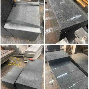 青海 芝麻黑地铺石材