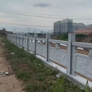 青海 石材河道栏杆