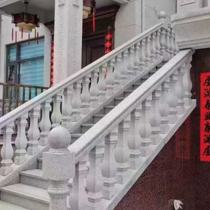 青海 天然石材 阳台庭院护栏、栏杆