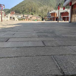 青海仿古石铺装效果