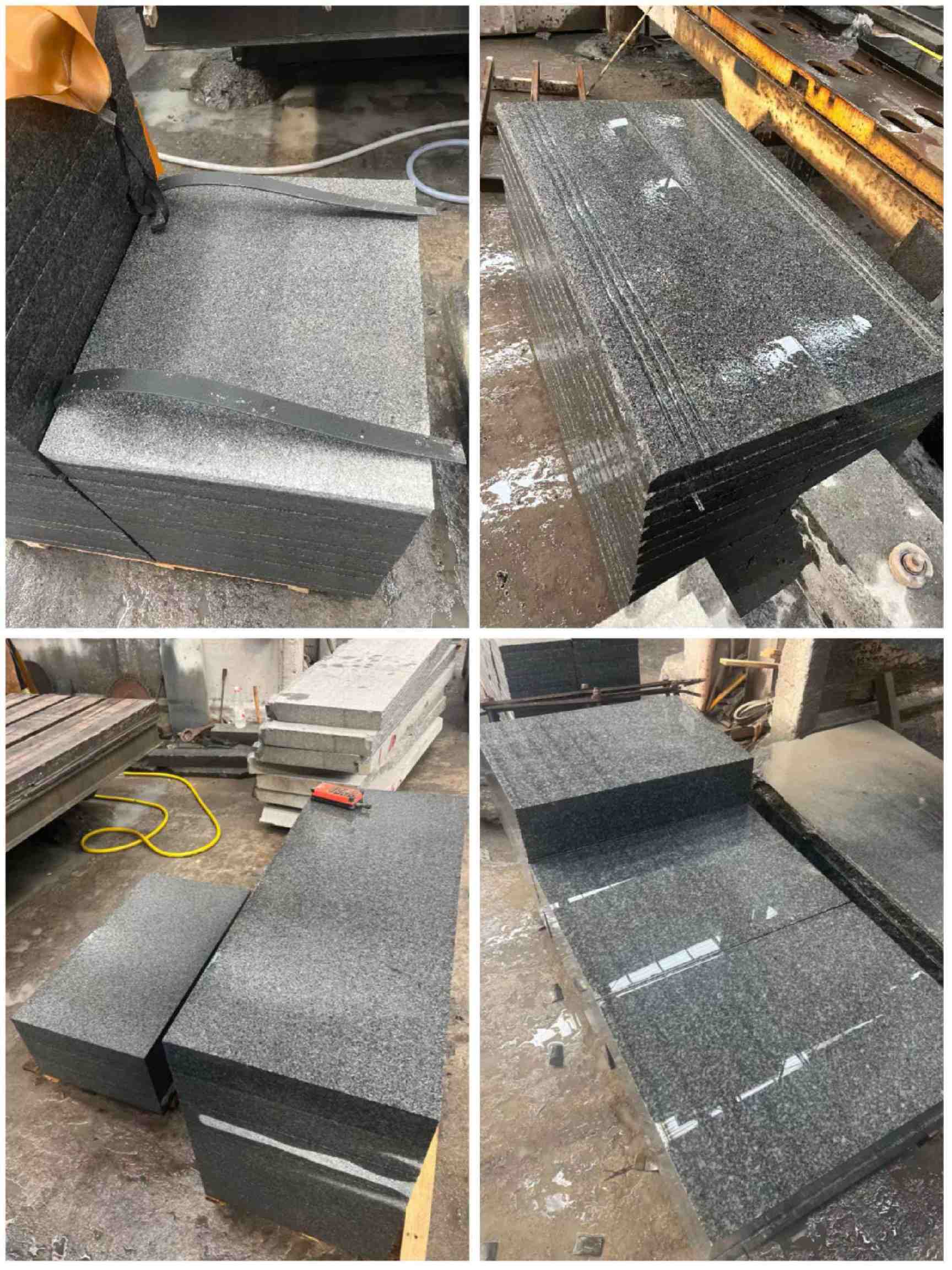 青海 芝麻黑地铺石材