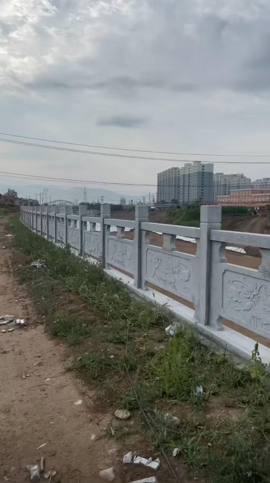 青海 石材河道栏杆