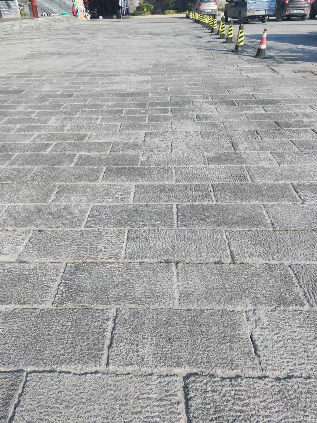 青海仿古石铺装效果