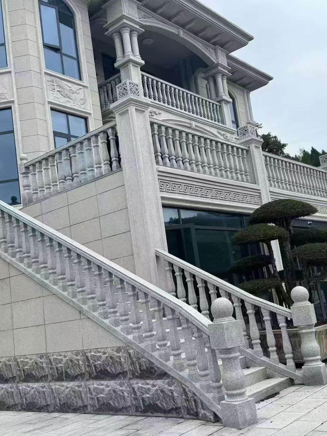 青海 芝麻白别墅，栏杆