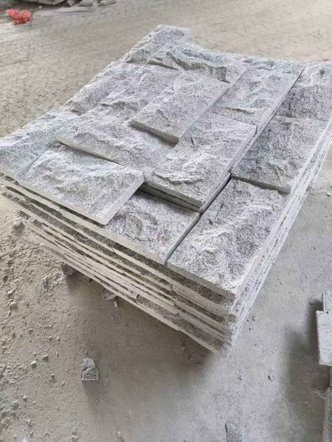 青海 芝麻白蘑菇石、自然面