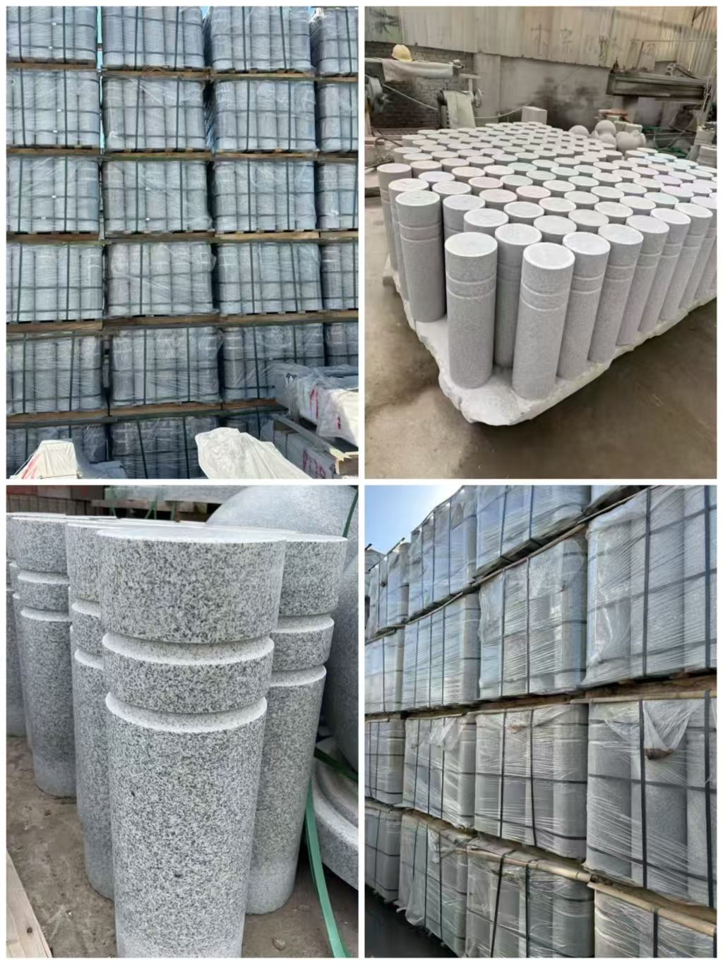 青海 芝麻白花岗岩挡车柱、隔离柱多少钱